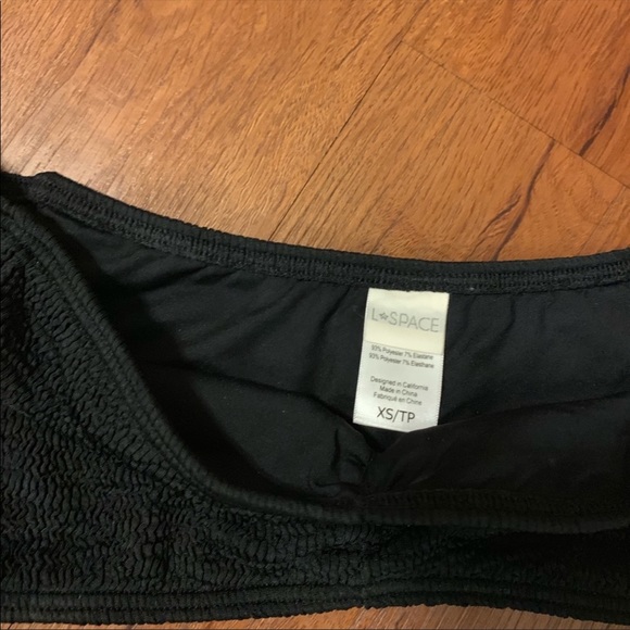 L*Space Ziggy Bikini Top in Black, XS - Picture 6 of 8